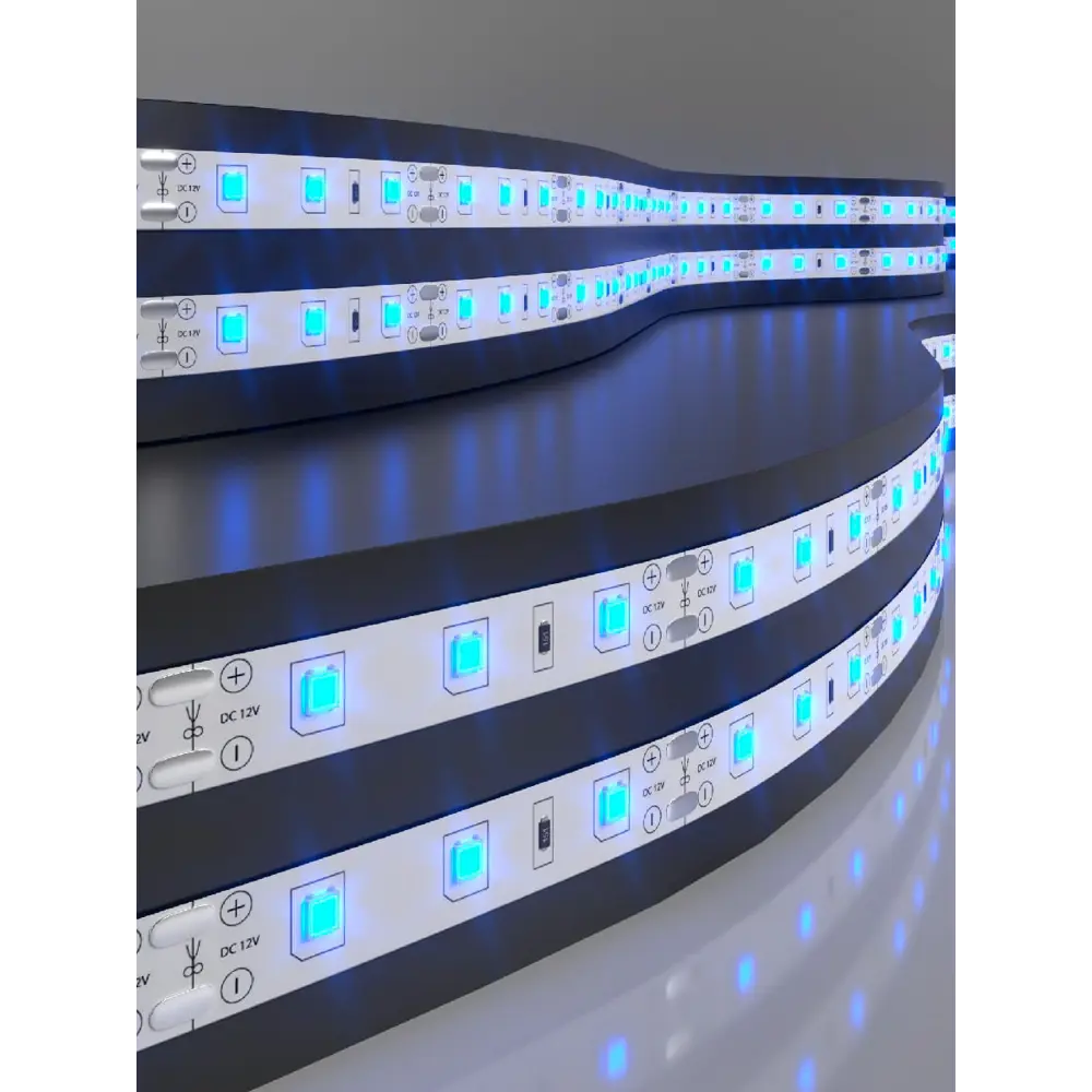 Фото 3 Светодиодная лента Elektrostandard a040994 60 диод/4.8 Вт/м 12 В 8 мм IP20 5 м синий свет Фото 3 Светодиодная лента Elektrostandard a040994 60 диод/4.8 Вт/м 12 В 8 мм IP20 5 м синий свет
