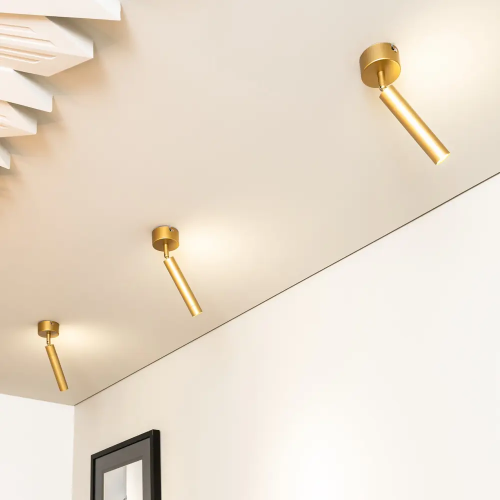 Фото 4 Светильник светодиодный Eurosvet Strong 20084/1 LED матовое золото 7 Вт 3 м² Фото 4 Светильник светодиодный Eurosvet Strong 20084/1 LED матовое золото 7 Вт 3 м²