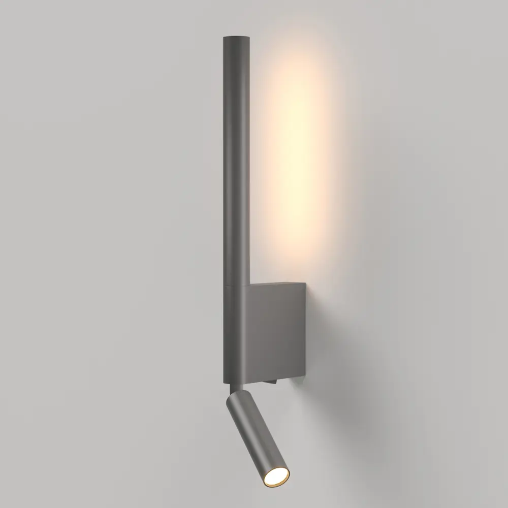 Фото 2 Настенный светильник светодиодный Elektrostandard Sarca 40111/led теплый белый (желтый) свет цвет графит Фото 2 Настенный светильник светодиодный Elektrostandard Sarca 40111/led теплый белый (желтый) свет цвет графит