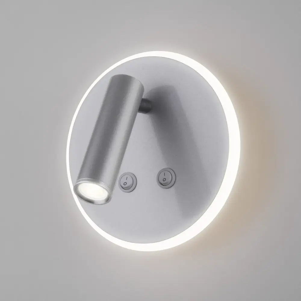 Фото 2 Настенный светодиодный светильник Tera LED MRL LED 1014 серебро Фото 2 Настенный светодиодный светильник Tera LED MRL LED 1014 серебро