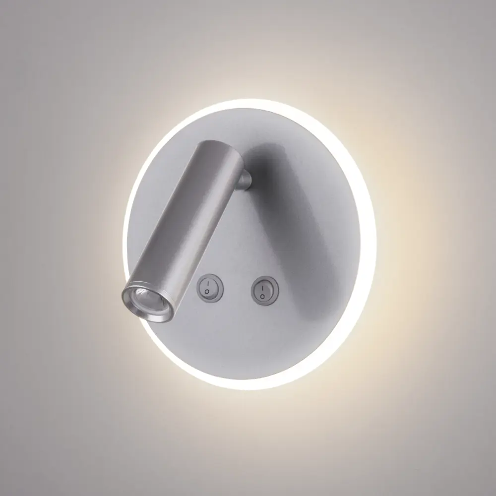 Фото 8 Настенный светодиодный светильник Tera LED MRL LED 1014 серебро Фото 8 Настенный светодиодный светильник Tera LED MRL LED 1014 серебро