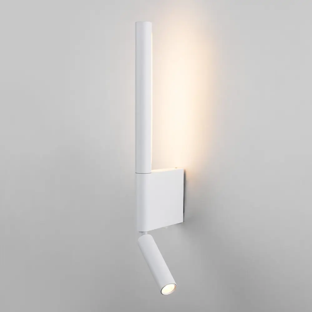 Фото 2 Настенный светильник светодиодный Elektrostandard Sarca 40111/LED нейтральный белый свет цвет белый Фото 2 Настенный светильник светодиодный Elektrostandard Sarca 40111/LED нейтральный белый свет цвет белый