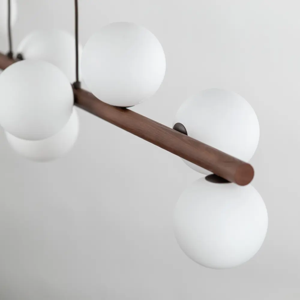 Фото 4 Светильник подвесной Tk lighting Estera wood A068339 9 ламп 11 м² цвет коричневый Фото 4 Светильник подвесной Tk lighting Estera wood A068339 9 ламп 11 м² цвет коричневый