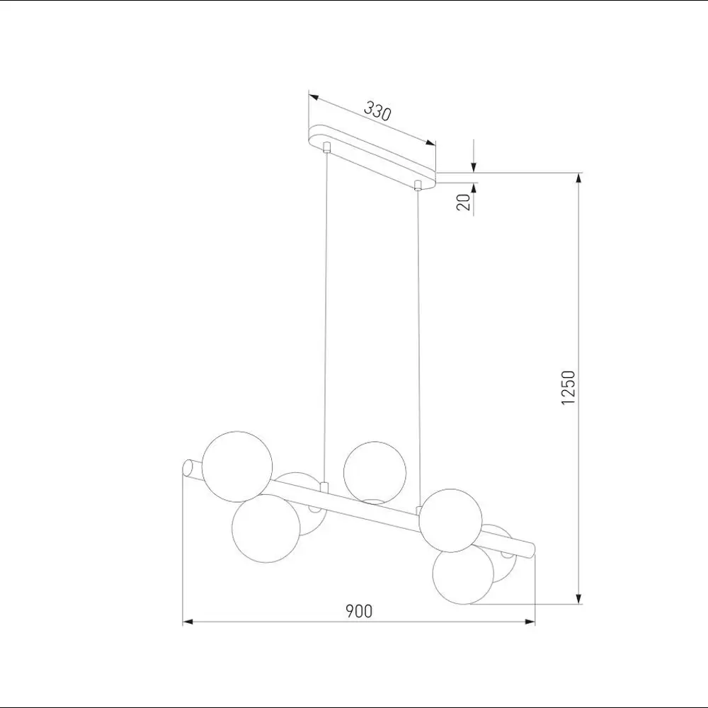 Фото 8 Светильник подвесной Tk lighting Estera wood A068335 7 ламп 11 м² цвет коричневый Фото 8 Светильник подвесной Tk lighting Estera wood A068335 7 ламп 11 м² цвет коричневый