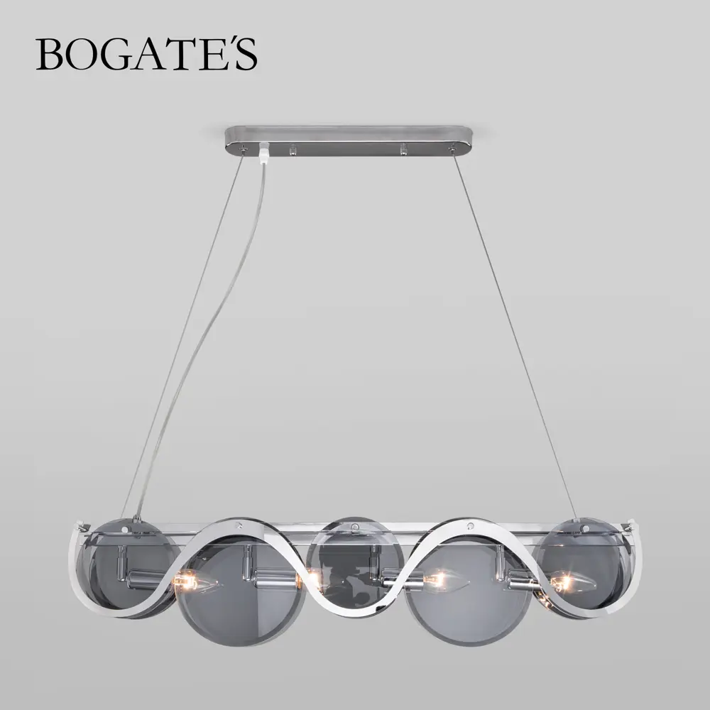Фото Умный подвесной светильник BOGATE'S 353/4 хром Фото Умный подвесной светильник BOGATE'S 353/4 хром