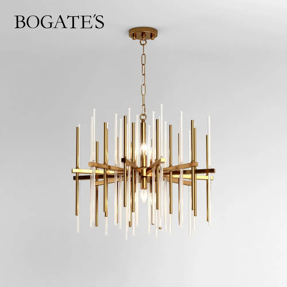 Фото Умный подвесной светильник BOGATE'S Allure 356/6 356/6 латунь Фото Умный подвесной светильник BOGATE'S Allure 356/6 356/6 латунь