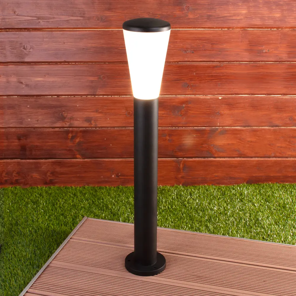 Фото 7 Светильник ландшафтный Elektrostandard 1417 TECHNO Cone 60 Вт IP54 цвет черный Фото 7 Светильник ландшафтный Elektrostandard 1417 TECHNO Cone 60 Вт IP54 цвет черный