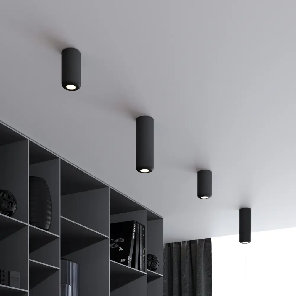 Фото 6 Светильник точечный накладной светодиодный Elektrostandard A064194 1 м² цвет черный Фото 6 Светильник точечный накладной светодиодный Elektrostandard A064194 1 м² цвет черный