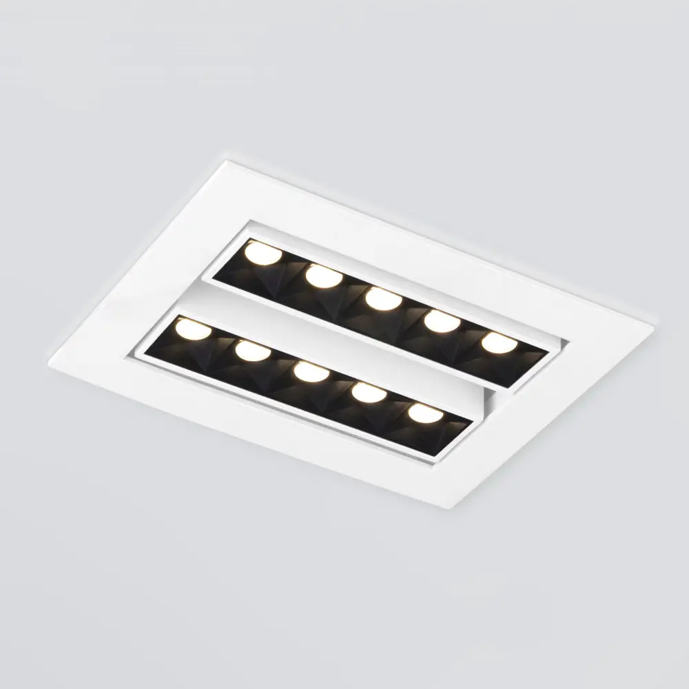 Фото 2 Встраиваемый светильник Elektrostandard 9923 LED 20W 4200K белый/черный Фото 2 Встраиваемый светильник Elektrostandard 9923 LED 20W 4200K белый/черный