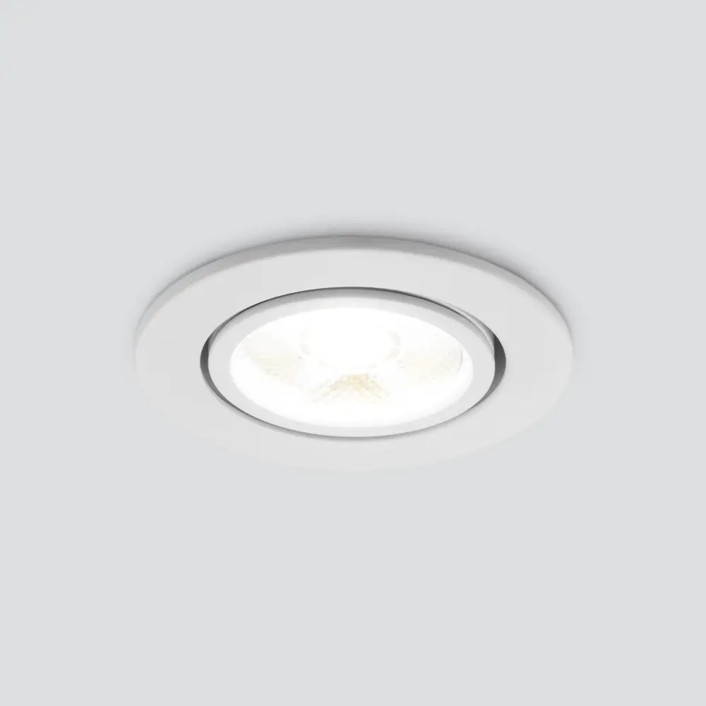Фото 2 Светильник точечный светодиодный встраиваемый Elektrostandard 15272/LED под отверстие 53 мм 2 м² нейтральный белый свет цвет белый Фото 2 Светильник точечный светодиодный встраиваемый Elektrostandard 15272/LED под отверстие 53 мм 2 м² нейтральный белый свет цвет белый