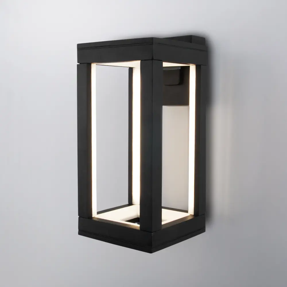 Фото 2 Светильник настенный светодиодный уличный Elektrostandard Frame 1527 Techno IP54 цвет черный Фото 2 Светильник настенный светодиодный уличный Elektrostandard Frame 1527 Techno IP54 цвет черный