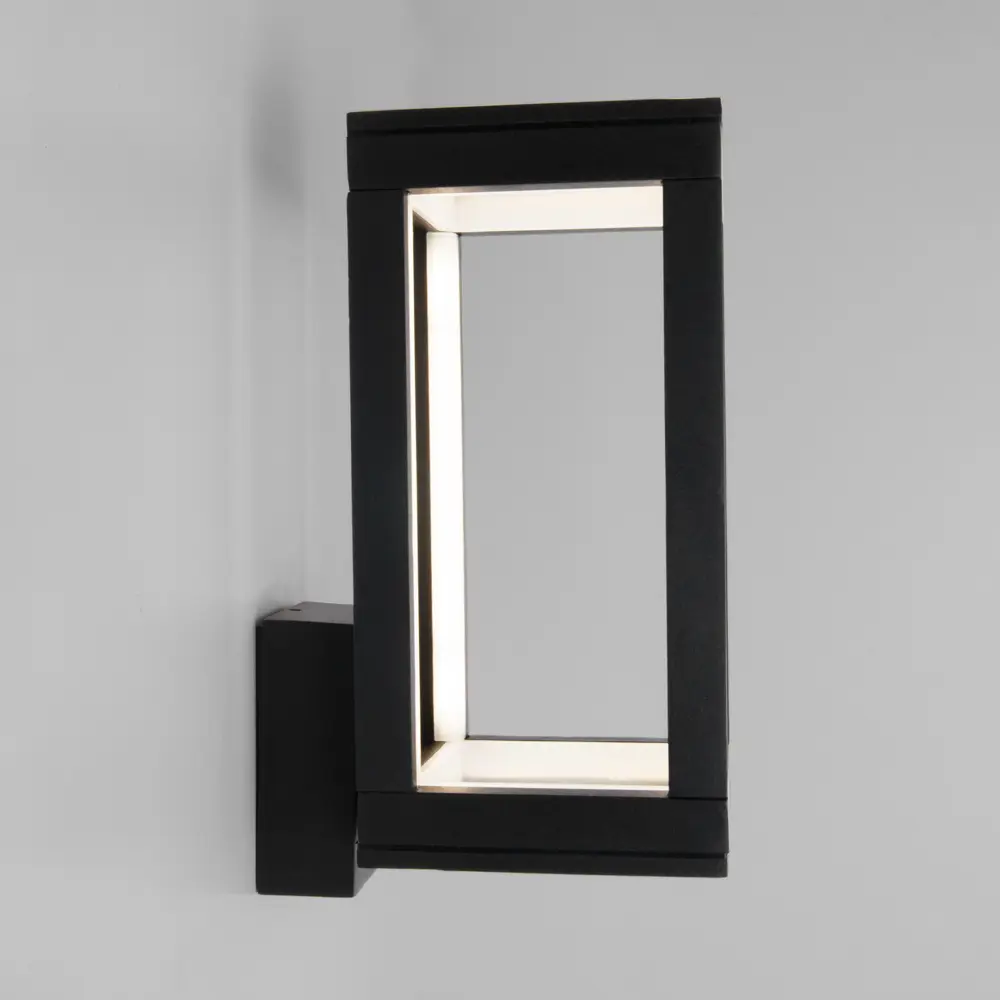 Фото 8 Светильник настенный светодиодный уличный Elektrostandard Frame 1527 Techno IP54 цвет черный Фото 8 Светильник настенный светодиодный уличный Elektrostandard Frame 1527 Techno IP54 цвет черный