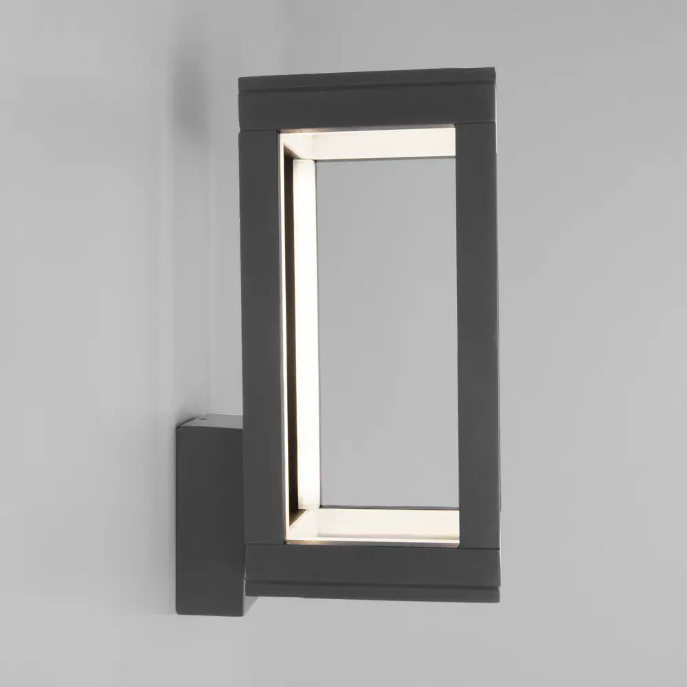 Фото 9 Светильник настенный светодиодный уличный Elektrostandard Frame 1527 Techno IP54 цвет серый Фото 9 Светильник настенный светодиодный уличный Elektrostandard Frame 1527 Techno IP54 цвет серый