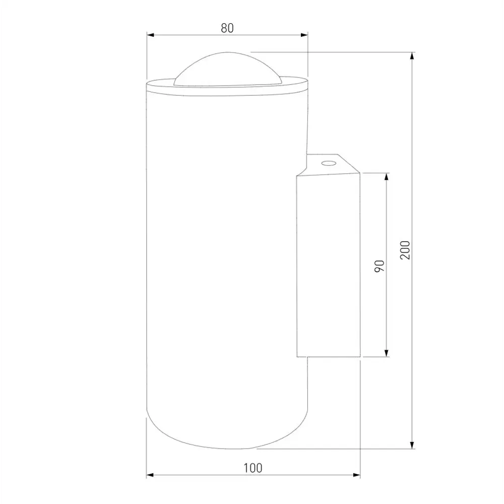 Фото 10 Светильник настенный светодиодный уличный Elektrostandard 35138/U a063022 Column 14 Вт IP54 цвет черный Фото 10 Светильник настенный светодиодный уличный Elektrostandard 35138/U a063022 Column 14 Вт IP54 цвет черный