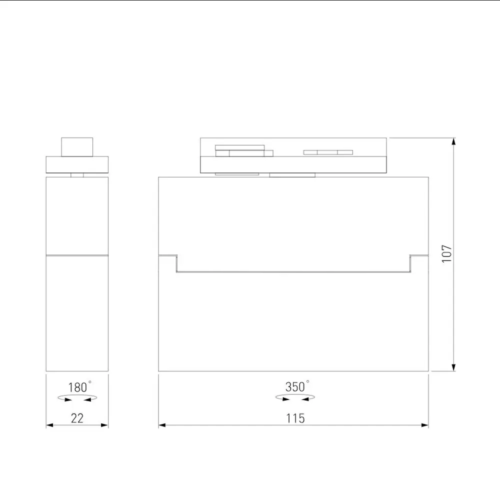 Фото 4 Трековый светильник линейный светодиодный Elektrostandard A057436 10 Вт однофазный 4 м² цвет белый Фото 4 Трековый светильник линейный светодиодный Elektrostandard A057436 10 Вт однофазный 4 м² цвет белый