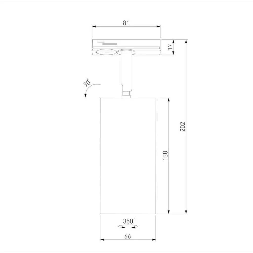 Фото 6 Трековый светильник Elektrostandard a058242 светодиодный 15 Вт однофазный цвет черный Фото 6 Трековый светильник Elektrostandard a058242 светодиодный 15 Вт однофазный цвет черный