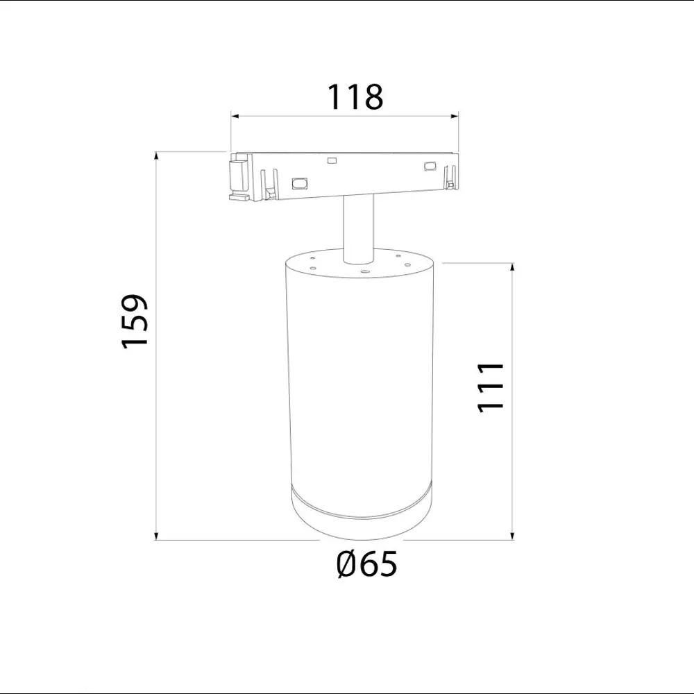 Фото 6 Трековый светильник Elektrostandard a061299 светодиодный 10 Вт 1 м² цвет белый/серебро Фото 6 Трековый светильник Elektrostandard a061299 светодиодный 10 Вт 1 м² цвет белый/серебро