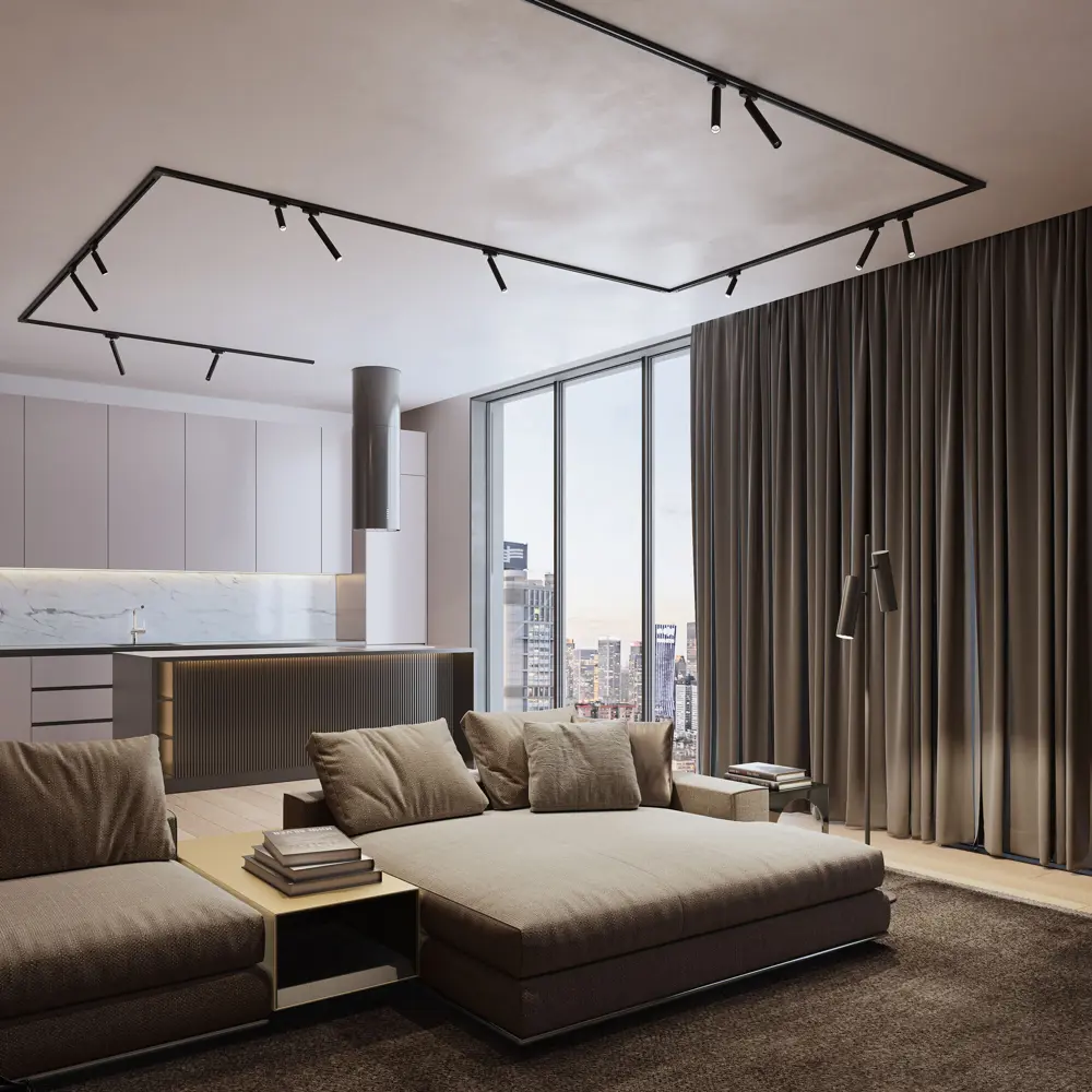 Фото 5 Трековый светильник спот светодиодный Elektrostandard A065274 6 Вт 1 м² цвет черный Фото 5 Трековый светильник спот светодиодный Elektrostandard A065274 6 Вт 1 м² цвет черный