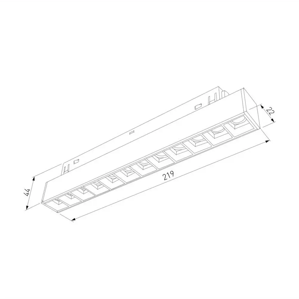Фото 6 Трековый светильник линейный светодиодный Elektrostandard A067376 12 Вт однофазный 5 м² цвет черный Фото 6 Трековый светильник линейный светодиодный Elektrostandard A067376 12 Вт однофазный 5 м² цвет черный