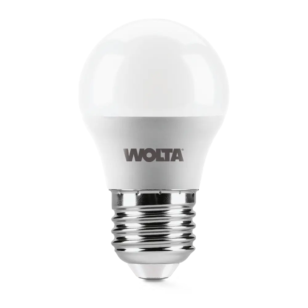 Фото 3 Набор ламп светодиодных Wolta 25W45GL7.5E27 E27 175-250 В 7.5 Вт шар малый матовый 625 Лм холодный белый свет 10 шт Фото 3 Набор ламп светодиодных Wolta 25W45GL7.5E27 E27 175-250 В 7.5 Вт шар малый матовый 625 Лм холодный белый свет 10 шт