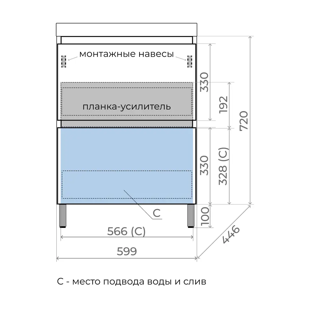 Фото 2 Тумба под раковину напольная Style line ЛС-00002379 60см цвет олива Фото 2 Тумба под раковину напольная Style line ЛС-00002379 60см цвет олива