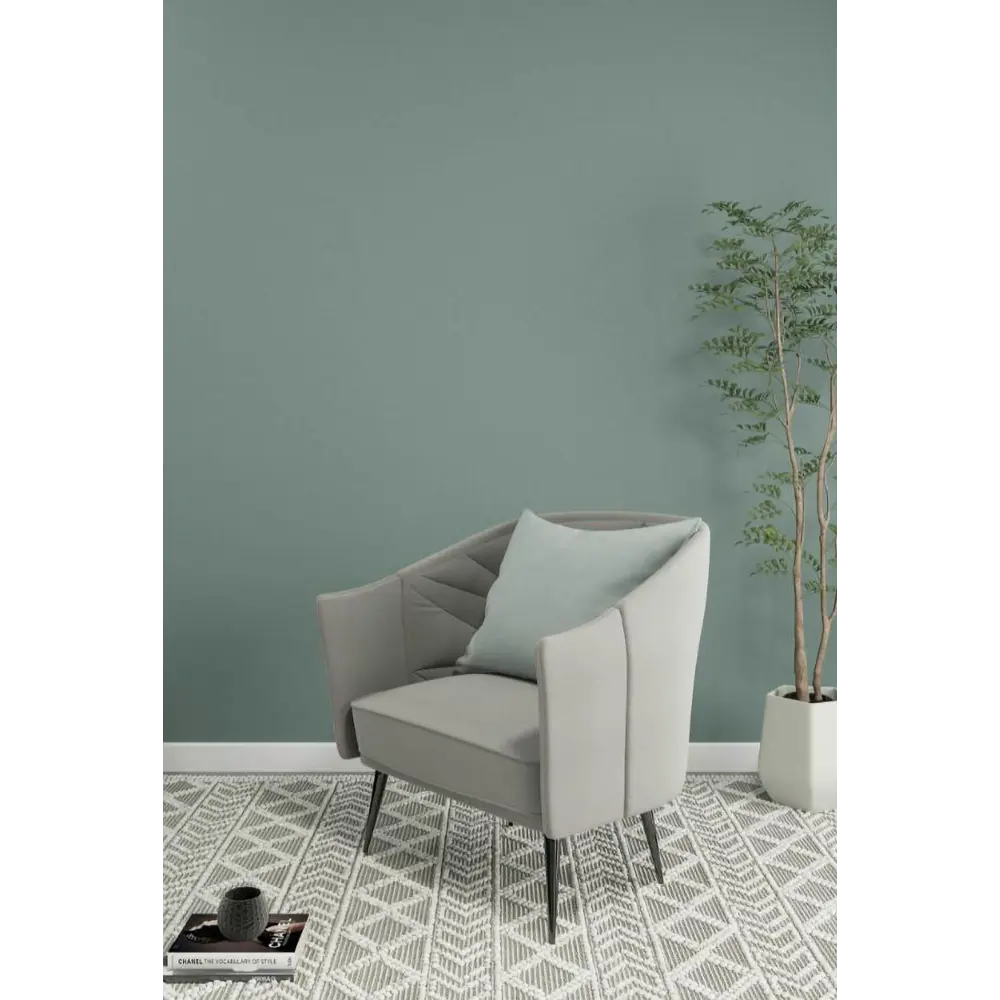 Фото 2 Обои флизелиновые Wiganford ALL TIME_trend art 1.06 м цвет зелёно-голубой WG0220