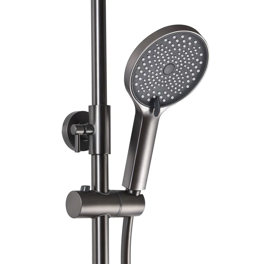 Фото 9 Душевая стойка Maxonor pure life Tallis PL2495-9 3 режимная цвет графит Фото 9 Душевая стойка Maxonor pure life Tallis PL2495-9 3 режимная цвет графит