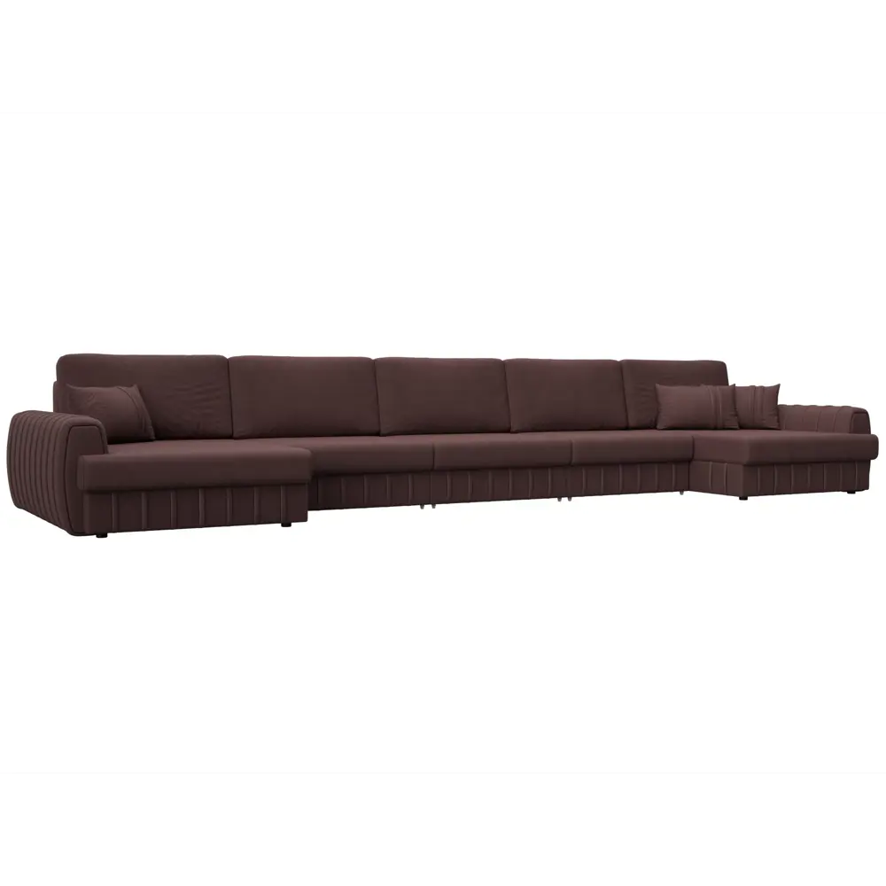 Фото Диван П-образный Лига-057 НПБ МегаЛонг Лига диванов 129370 530x92x162 см замша цвет joly 09 бордовый Фото Диван П-образный Лига-057 НПБ МегаЛонг Лига диванов 129370 530x92x162 см замша цвет joly 09 бордовый