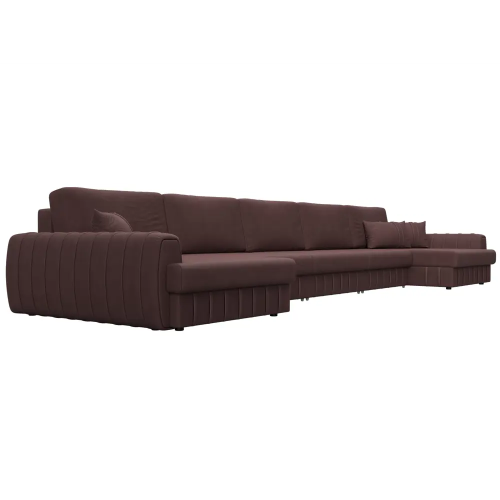 Фото 3 Диван П-образный Лига-057 НПБ МегаЛонг Лига диванов 129370 530x92x162 см замша цвет joly 09 бордовый Фото 3 Диван П-образный Лига-057 НПБ МегаЛонг Лига диванов 129370 530x92x162 см замша цвет joly 09 бордовый