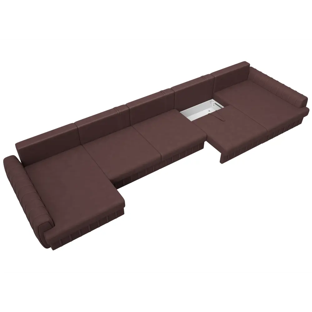 Фото 7 Диван П-образный Лига-057 НПБ МегаЛонг Лига диванов 129370 530x92x162 см замша цвет joly 09 бордовый Фото 7 Диван П-образный Лига-057 НПБ МегаЛонг Лига диванов 129370 530x92x162 см замша цвет joly 09 бордовый