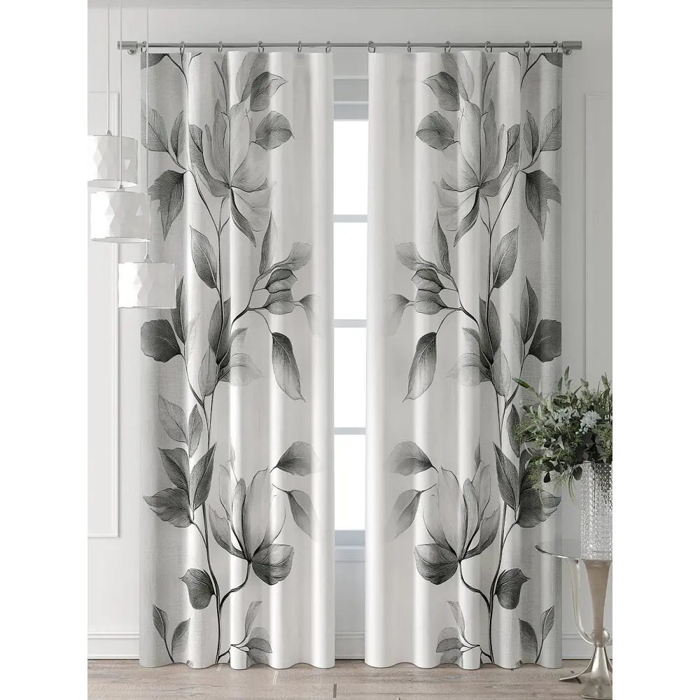 Фото Комплект штор Comfy way Форнерс - 142 - 260 см CW709142260-260 на шторной ленте 260x150 см цвет белый Фото Комплект штор Comfy way Форнерс - 142 - 260 см CW709142260-260 на шторной ленте 260x150 см цвет белый
