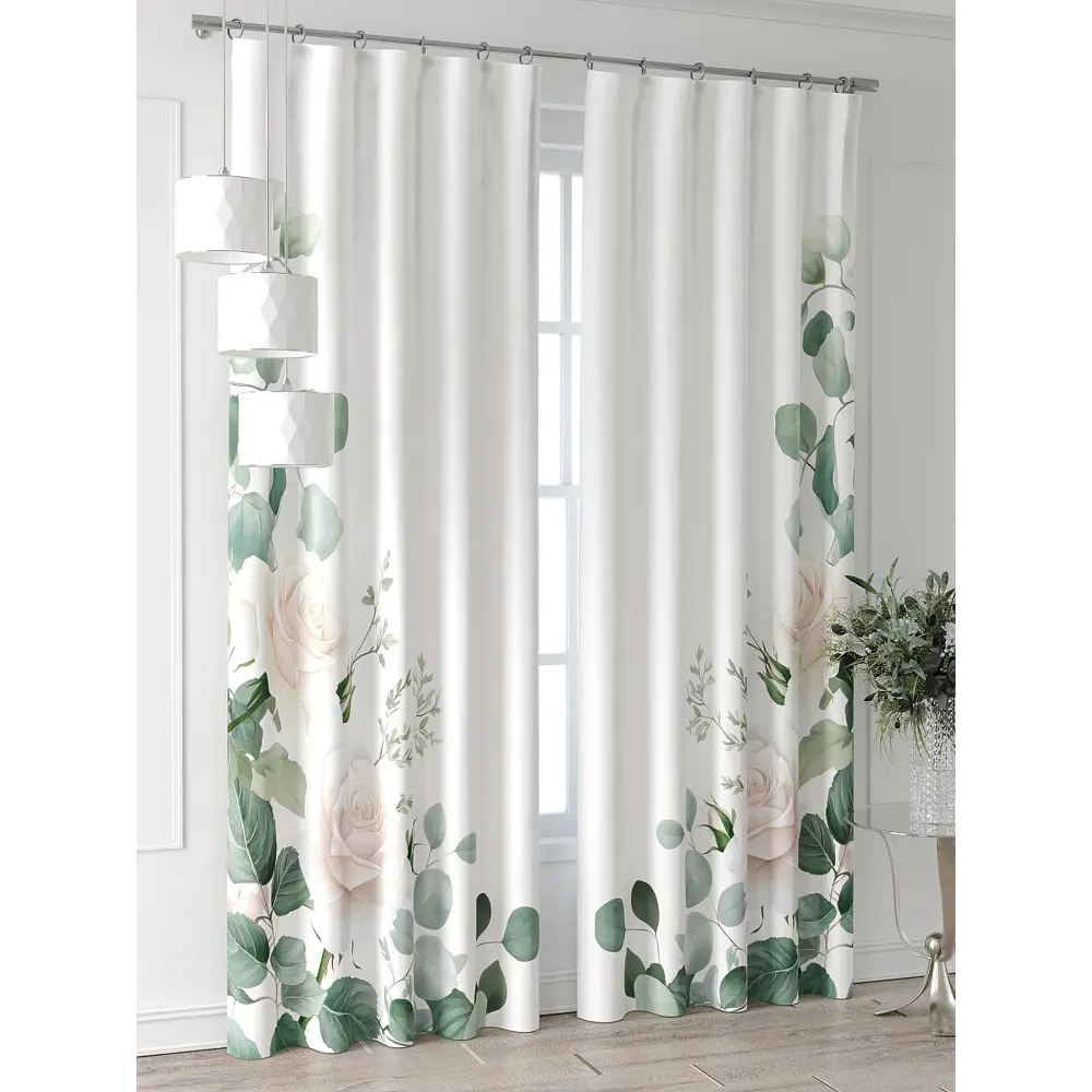 Фото 3 Комплект штор Comfy way Форнерс - 143 - 260 см CW709143260-260 на шторной ленте 260x150 см цвет белый Фото 3 Комплект штор Comfy way Форнерс - 143 - 260 см CW709143260-260 на шторной ленте 260x150 см цвет белый