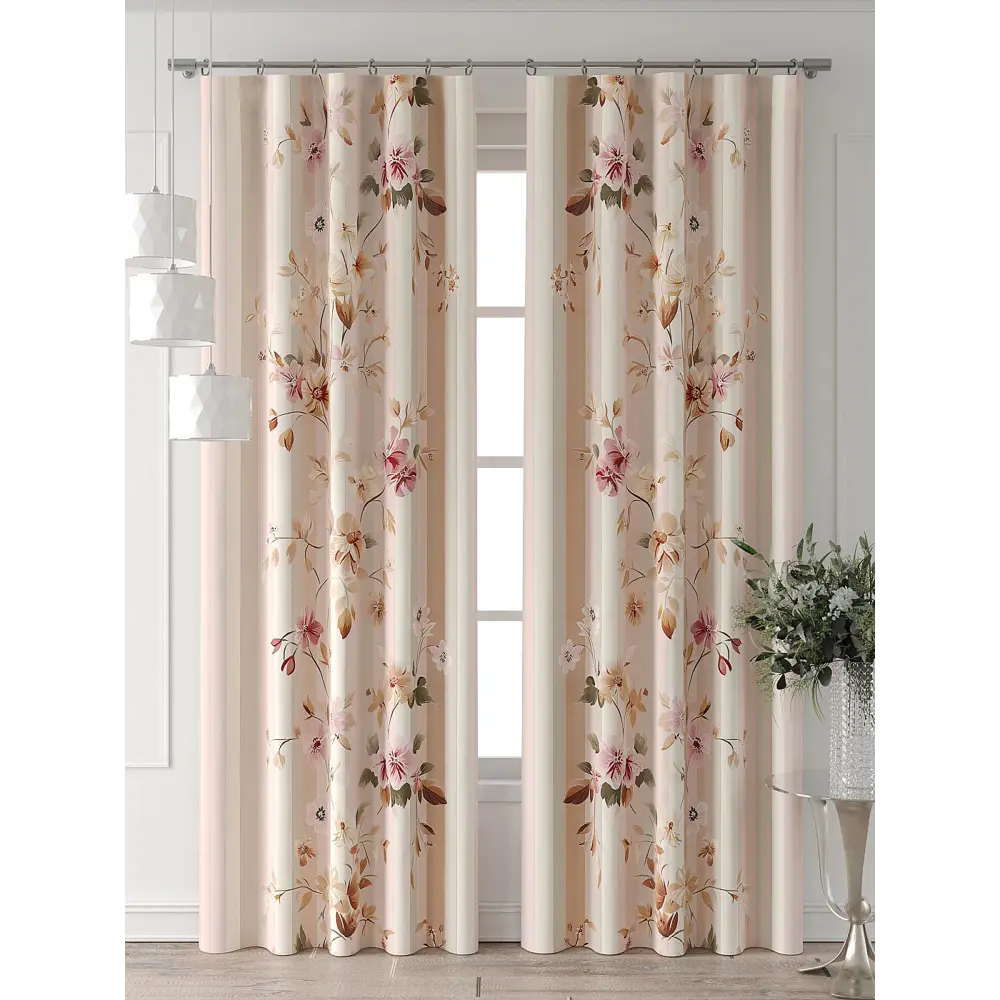 Фото 2 Комплект штор Comfy way Форнерс - 147 - 260 см CW709147260-260 на шторной ленте 260x150 см цвет бежевый Фото 2 Комплект штор Comfy way Форнерс - 147 - 260 см CW709147260-260 на шторной ленте 260x150 см цвет бежевый