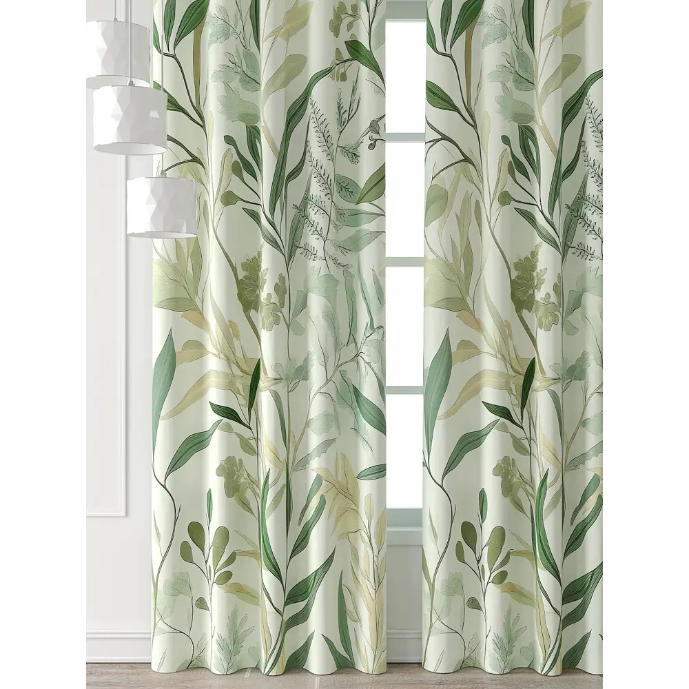 Фото 7 Комплект штор Comfy way Форнерс - 106 - 260 см CW709106260-260 на шторной ленте 260x150 см цвет зеленый Фото 7 Комплект штор Comfy way Форнерс - 106 - 260 см CW709106260-260 на шторной ленте 260x150 см цвет зеленый
