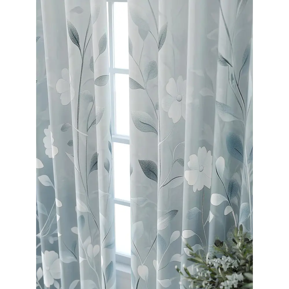 Фото 6 Комплект штор Comfy way Форнерс - 140 - 240 см CW709140240-240 на шторной ленте 240x150 см цвет синий Фото 6 Комплект штор Comfy way Форнерс - 140 - 240 см CW709140240-240 на шторной ленте 240x150 см цвет синий