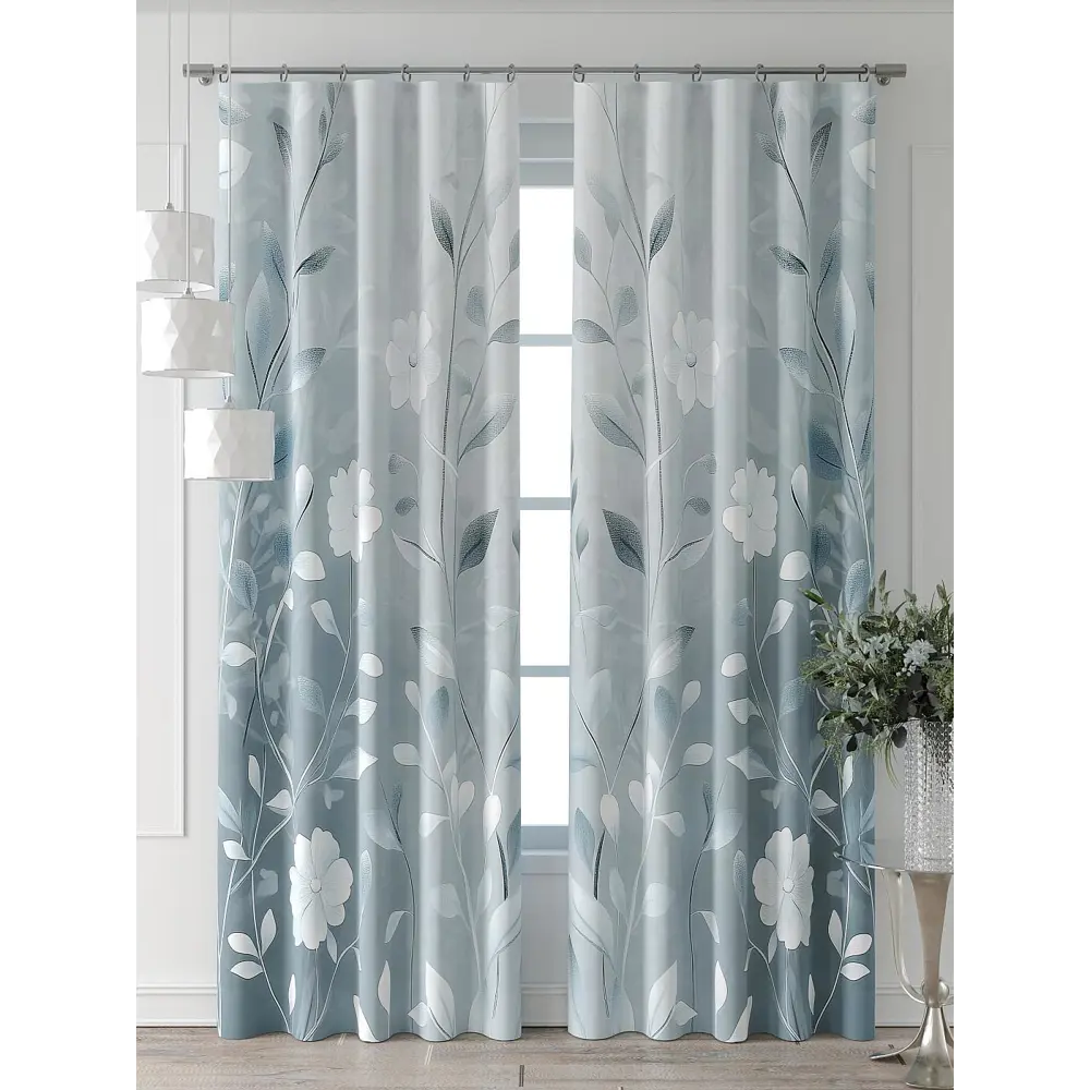 Фото 7 Комплект штор Comfy way Форнерс - 140 - 240 см CW709140240-240 на шторной ленте 240x150 см цвет синий Фото 7 Комплект штор Comfy way Форнерс - 140 - 240 см CW709140240-240 на шторной ленте 240x150 см цвет синий