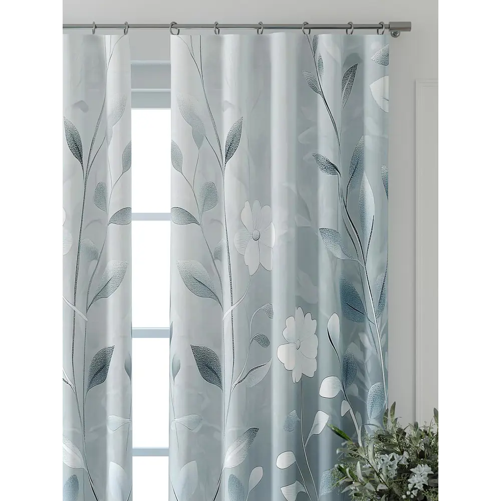 Фото Комплект штор Comfy way Форнерс - 140 - 240 см CW709140240-240 на шторной ленте 240x150 см цвет синий Фото Комплект штор Comfy way Форнерс - 140 - 240 см CW709140240-240 на шторной ленте 240x150 см цвет синий