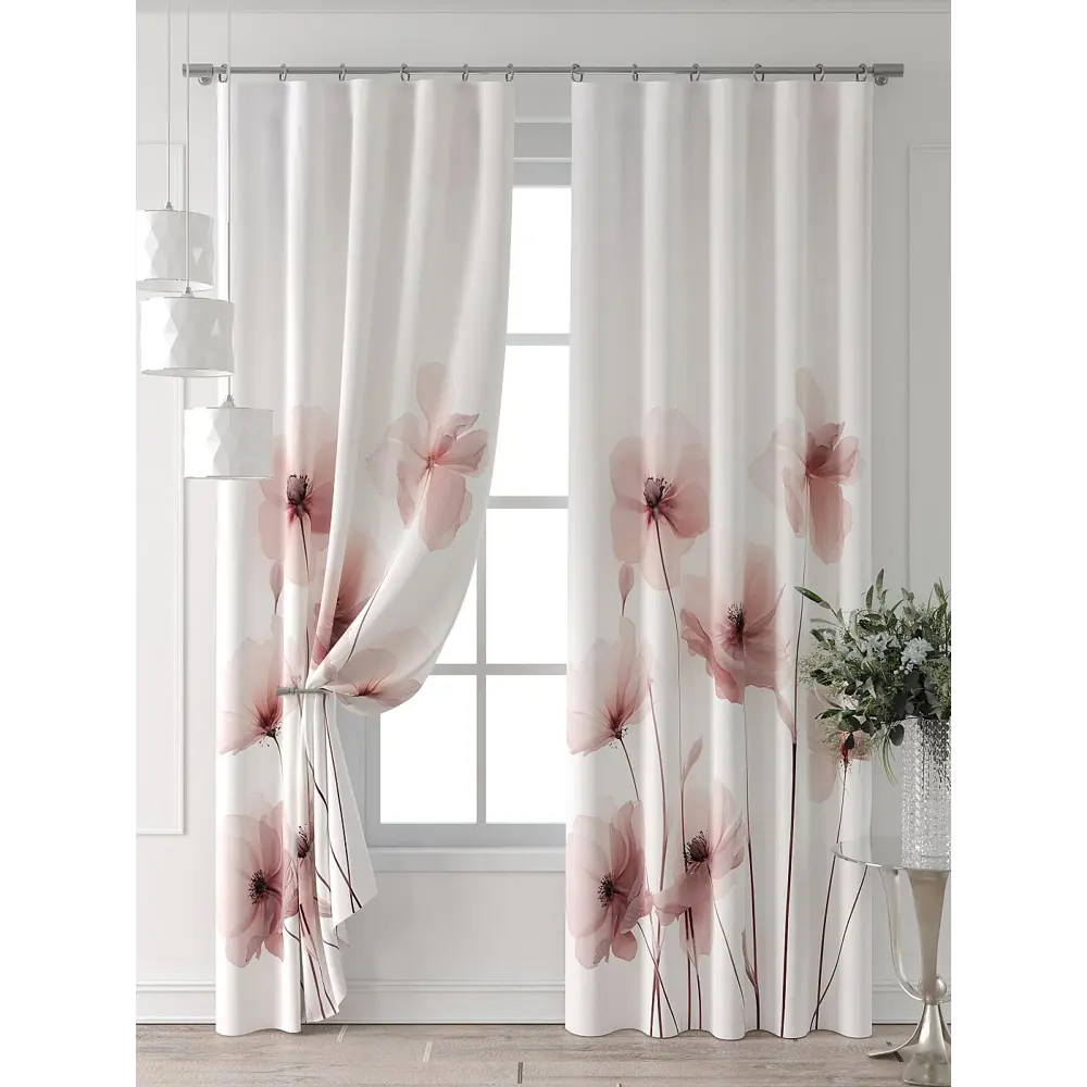 Фото 2 Комплект штор Comfy way Форнерс - 144 - 240 см CW709144240-240 на шторной ленте 240x150 см цвет белый Фото 2 Комплект штор Comfy way Форнерс - 144 - 240 см CW709144240-240 на шторной ленте 240x150 см цвет белый