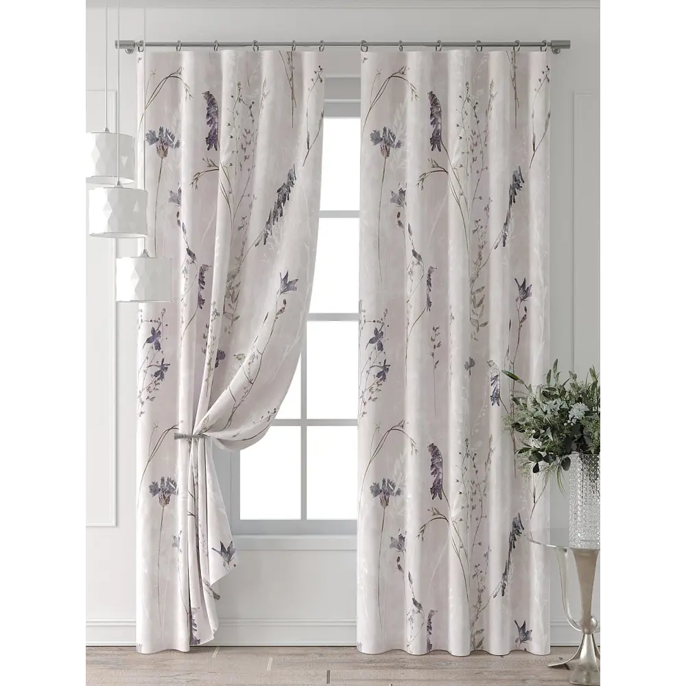 Фото 7 Комплект штор Comfy way Форнерс - 156 - 240 см CW709156240-240 на шторной ленте 240x150 см цвет бежевый Фото 7 Комплект штор Comfy way Форнерс - 156 - 240 см CW709156240-240 на шторной ленте 240x150 см цвет бежевый