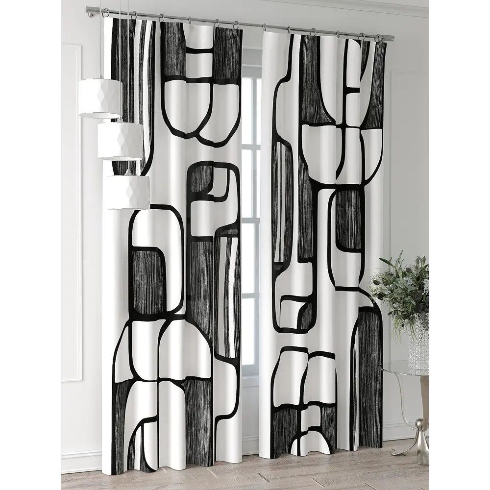 Фото 2 Комплект штор Comfy way Форнерс - 159 - 240 см CW709159240-240 на шторной ленте 240x150 см цвет белый Фото 2 Комплект штор Comfy way Форнерс - 159 - 240 см CW709159240-240 на шторной ленте 240x150 см цвет белый