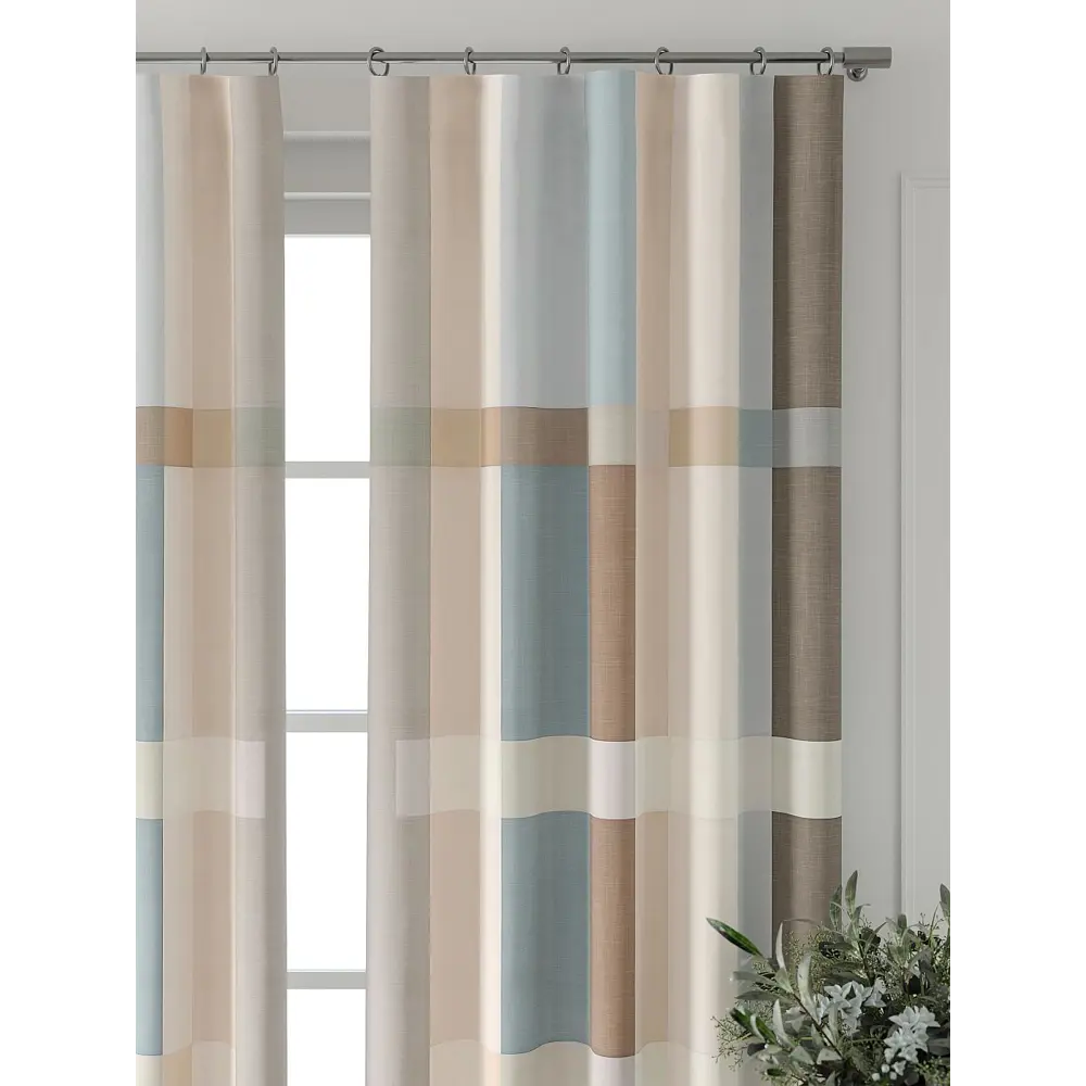 Фото 7 Комплект штор Comfy way Форнерс - 92 - 240 см CW709092240-240 на шторной ленте 240x150 см цвет бежевый Фото 7 Комплект штор Comfy way Форнерс - 92 - 240 см CW709092240-240 на шторной ленте 240x150 см цвет бежевый