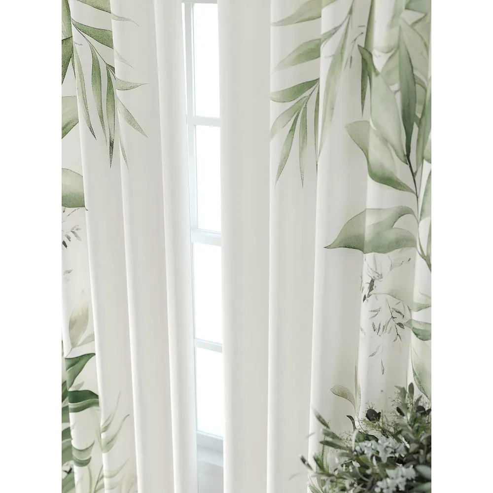 Фото 4 Комплект штор Comfy way Форнерс - 113 - 240 см CW709113240-240 на шторной ленте 240x150 см цвет белый Фото 4 Комплект штор Comfy way Форнерс - 113 - 240 см CW709113240-240 на шторной ленте 240x150 см цвет белый