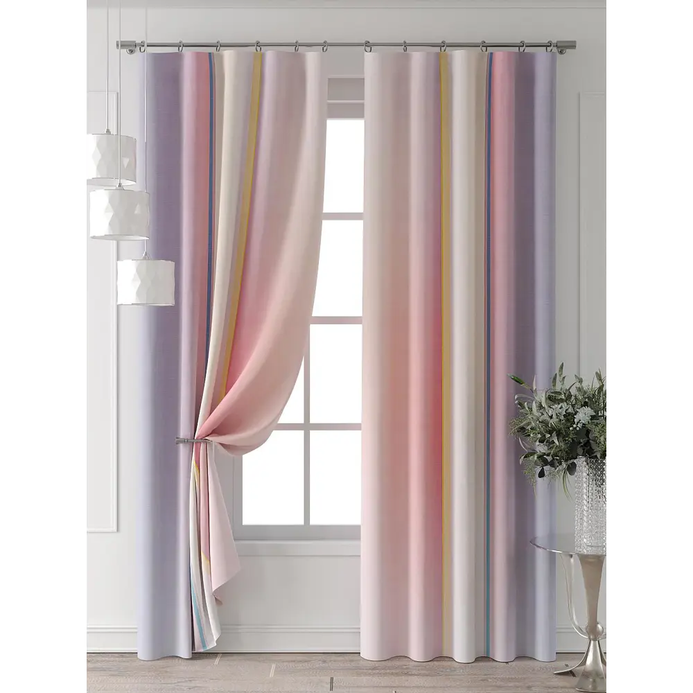 Фото 7 Комплект штор Comfy way Форнерс - 125 - 240 см CW709125240-240 на шторной ленте 240x150 см цвет белый Фото 7 Комплект штор Comfy way Форнерс - 125 - 240 см CW709125240-240 на шторной ленте 240x150 см цвет белый
