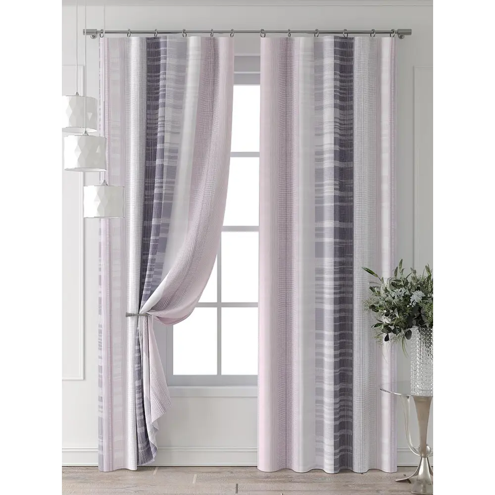 Фото 5 Комплект штор Comfy way Форнерс - 126 - 240 см CW709126240-240 на шторной ленте 240x150 см цвет бежевый Фото 5 Комплект штор Comfy way Форнерс - 126 - 240 см CW709126240-240 на шторной ленте 240x150 см цвет бежевый