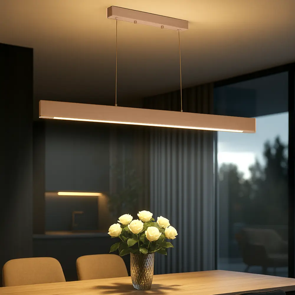 Фото 8 Светильник подвесной светодиодный Citilux Edge Cl720032n 5 м² нейтральный белый свет цвет золотистый Фото 8 Светильник подвесной светодиодный Citilux Edge Cl720032n 5 м² нейтральный белый свет цвет золотистый