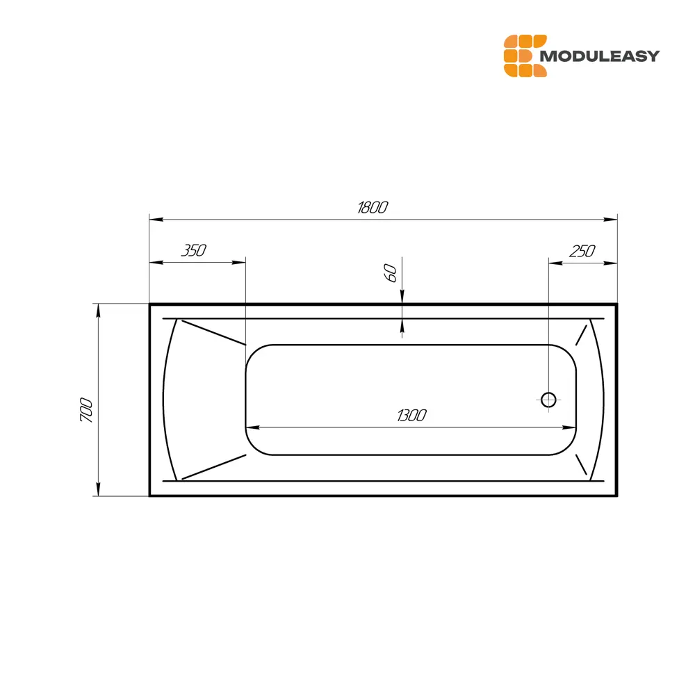Фото 5 Прямоугольная ванна Moduleasy KANE 01кейн1870кс2+ акрил 180х70см Фото 5 Прямоугольная ванна Moduleasy KANE 01кейн1870кс2+ акрил 180х70см