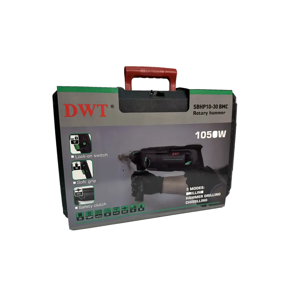 Фото 7 Перфоратор сетевой SDS Plus Dwt SBHP10-30 BMC SBHP10-30 BMC, 1050 Вт, 3.6 Дж Фото 7 Перфоратор сетевой SDS Plus Dwt SBHP10-30 BMC SBHP10-30 BMC, 1050 Вт, 3.6 Дж