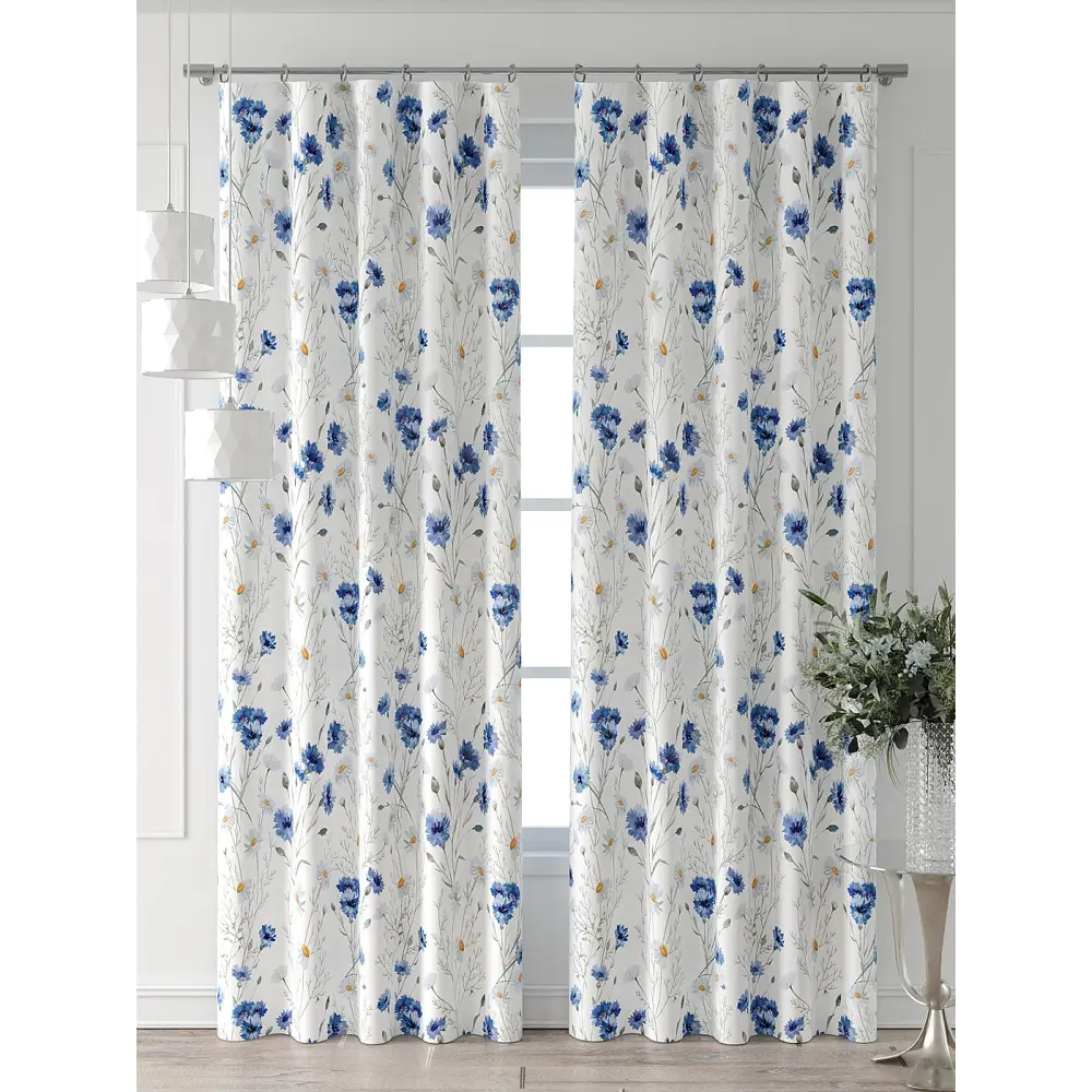 Фото 2 Комплект штор At home Базовая коллекция AT521942-230 на шторной ленте 230x150 см цвет белый Фото 2 Комплект штор At home Базовая коллекция AT521942-230 на шторной ленте 230x150 см цвет белый