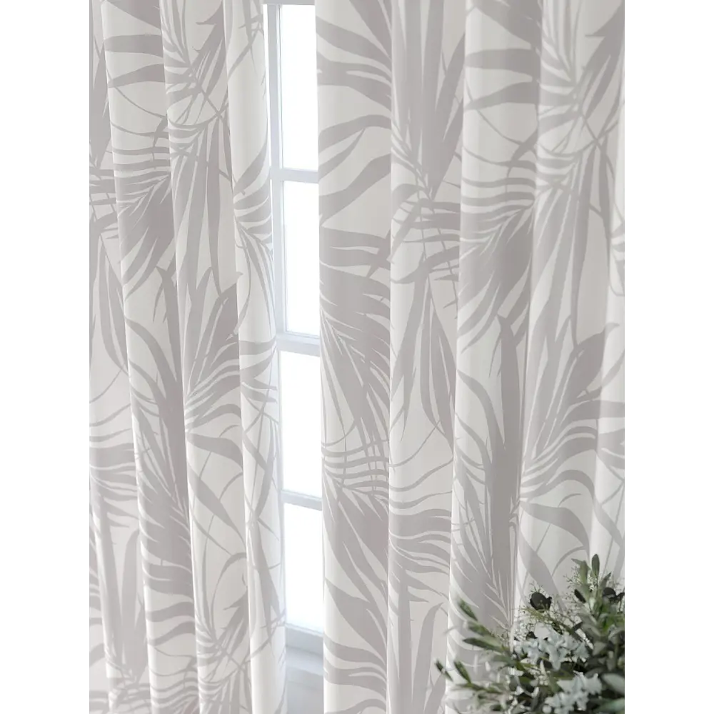 Фото 4 Комплект штор At home Базовая коллекция AT521965-230 на шторной ленте 230x150 см цвет белый