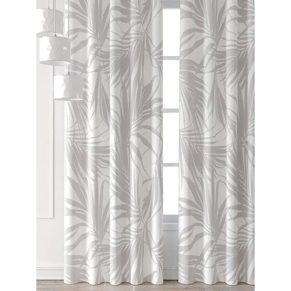 Фото 2 Комплект штор At home Базовая коллекция AT521965-230 на шторной ленте 230x150 см цвет белый